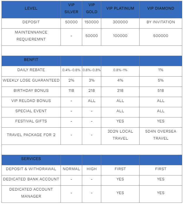 AW8 VIP Program Details