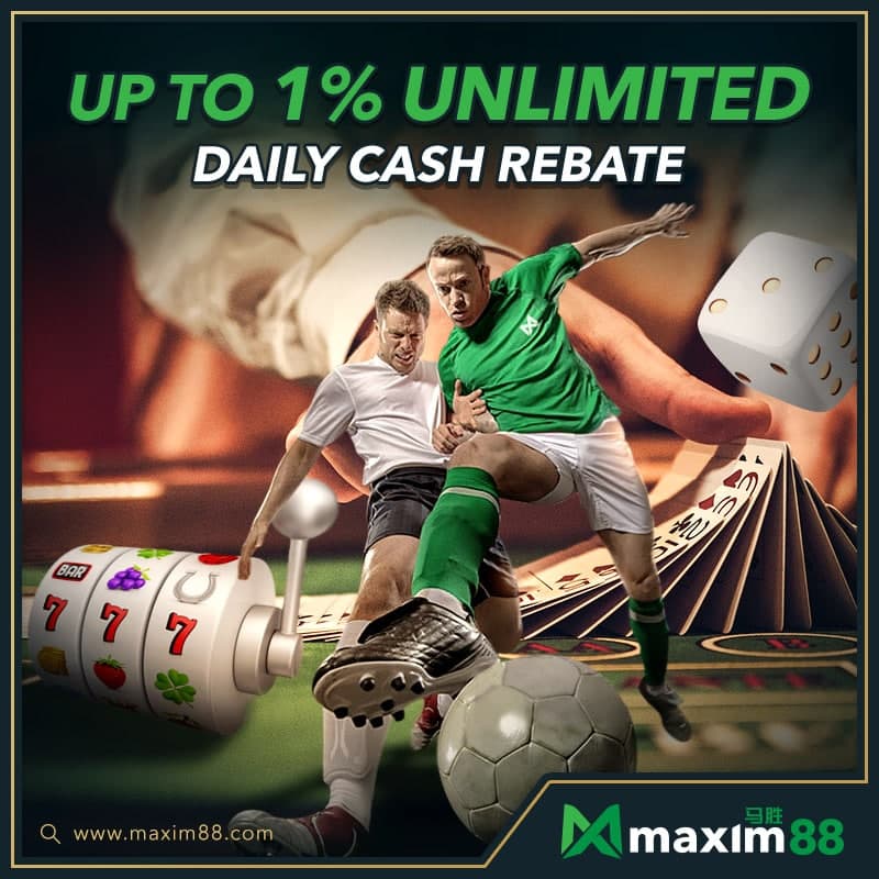 Maxim88 1% Cash Rebate