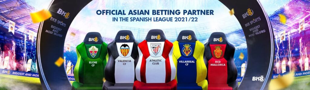 BK8 Official Betting Partner of LaLiga Football Team