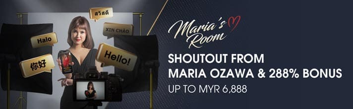 Mansion88 Maria Ozawa Special Welcome Bonus