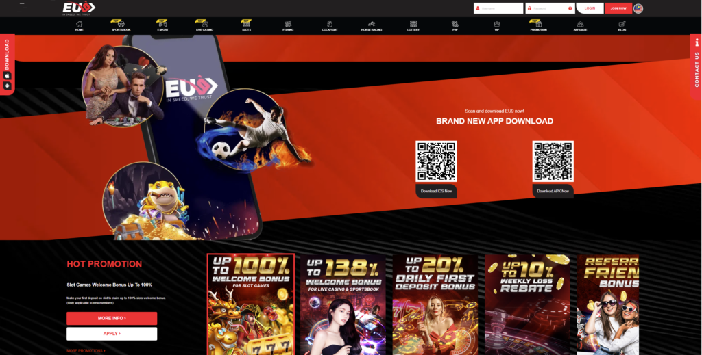 EU9 Casino Malaysia Online Casino Homepage