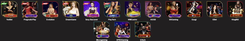 EU9 Live Casino Section