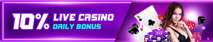 10% Live Casino Daily Bonus